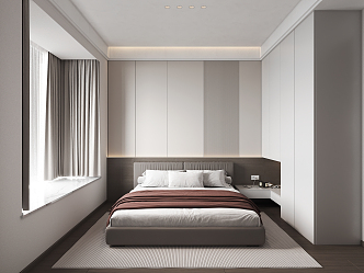 Master Bedroom Modern Bedroom 3d model