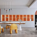 Modern study 3d model