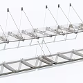 Contemporary Outdoor Awning With Sturdy Metal Frame And Clear Glass Panels
