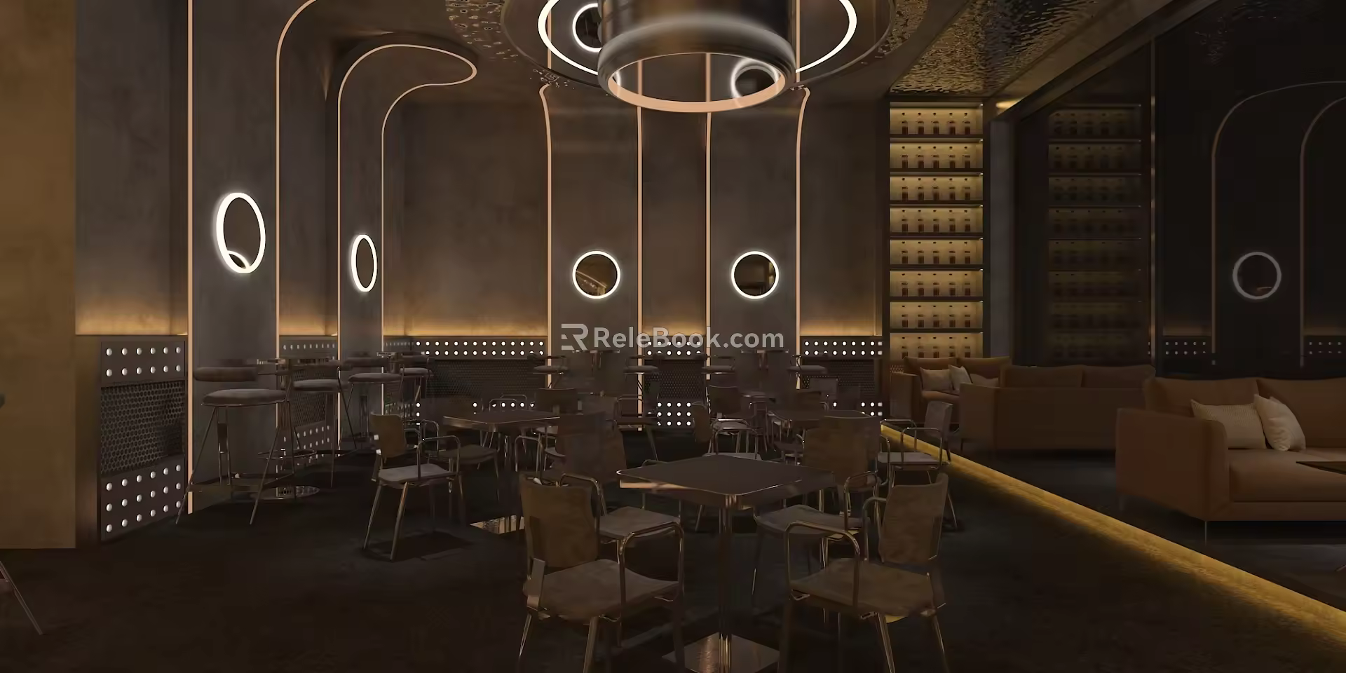 The Modern Bar 3d model