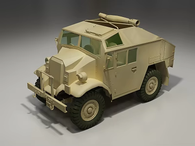 modern military vehicle 3d model