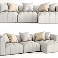 Modern Corner Sofa Modular Multiplayer Sofa Multiplayer Sofa 3d model