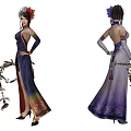Modern Game Character Three Kingdoms Unparalleled Character Woman 3d model