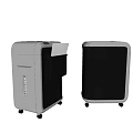 Office Appliances Modern Paper Shredders With Mobile Wheels And Compact Design