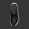 Balenciaga Black Slippers With White Sole Casual Comfortable Modern Design