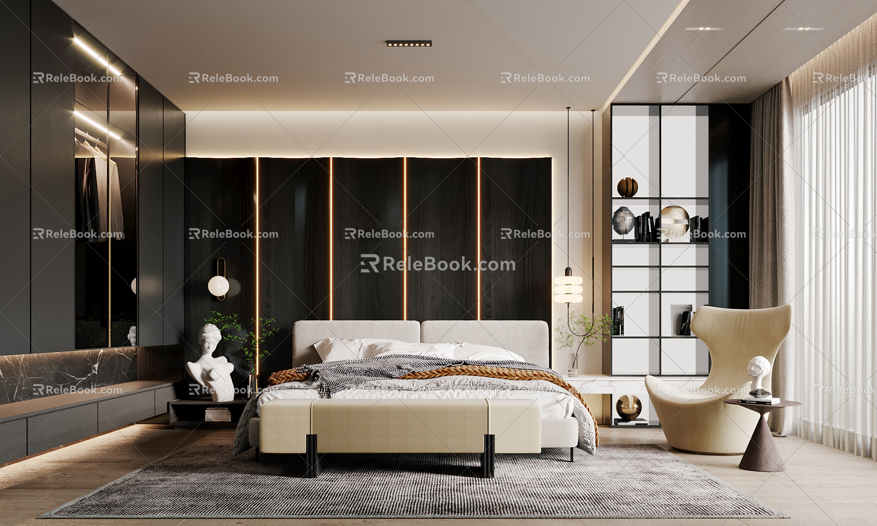 Modern Bedroom model