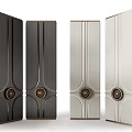 CCD Hotel Screen Partition Combination French Screen European Screen 3d model