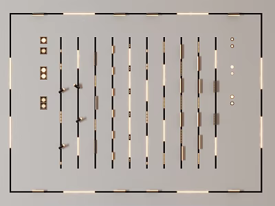 Modern Spotlight Downlight Spotlight 3d model