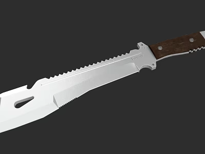 Modern Knives Chopper 3d model