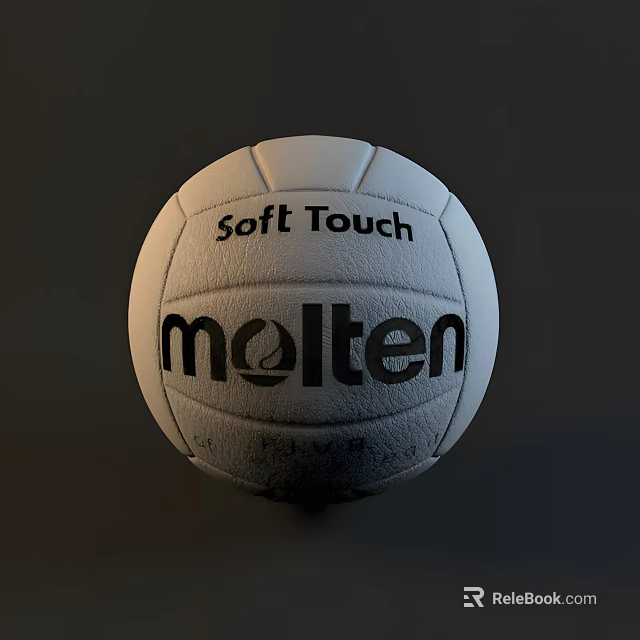 High Quality Molten Soft Touch Volleyball Sports Equipment For Training And Games 3d model 