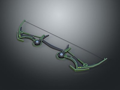 Crossbow Mechanical Crossbow Shift Bow and Arrow Shoot Far Equipment Weapons High-tech Crossbow 3d model