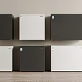 Refrigerator Freezer Combination Freezer Embedded Freezer 3d model