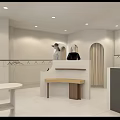 Modern Beauty Hair Salon Interior With Styling Chairs Mirrors And Reception Desk