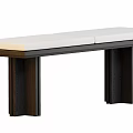 Modern medieval bench 3d model
