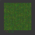 Decorative Ornament Set Arrangement Placed On Freshly Cut Green Grass Field