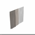 Window Blinds With Dark Brown Dotted And Beige Curtains Next To Window With Natural Light