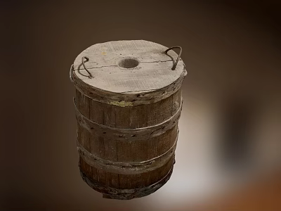 Industrial LOFT wine barrel 3d model Industrial LOFT wine barrel 3d model