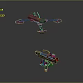 Tactical Quadcopter Drone And Portable Launcher Unit Remote Control Equipment Device