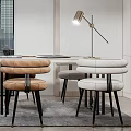 Modern study 3d model