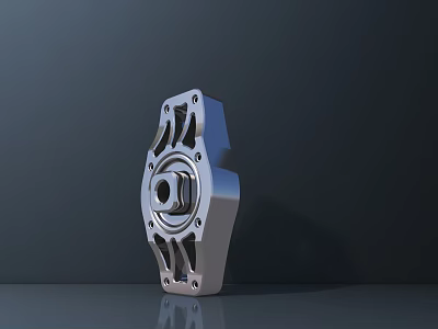 Smart Machine Mechanical Component With Precision Metal Structure And Industrial Engineering Design 3d model