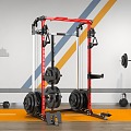 Modern Fitness Equipment Sports Equipment 3d model