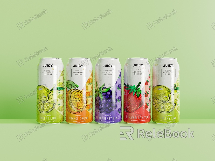 Beverage Wine Fruit Juice Beer Bubble Water Coffee model