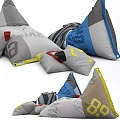 Stylish Modern Multicolor Bean Bag Chairs With Soft Cushions For Home Living Room
