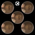 Metal Sphere Components With Various Surface Textures And Finishes Options