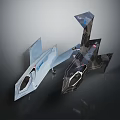 modern fighter boeing fighter 3d model
