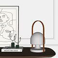Modern Table Lamp Mushroom Table Lamp 3d model