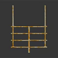 Rusty Metal Stairs Interior With Railings And Industrial Style Design Steps