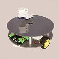 Paint drawing robot intelligent robot 3d model