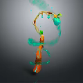 Scepter Ancient Scepter Cane Ancient Scepter Magic Scepter Metal Scepter Classical Scepter Magic Scepter 3d model