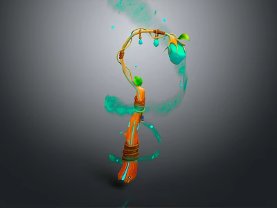 Scepter Ancient Scepter Cane Ancient Scepter Magic Scepter Metal Scepter Classical Scepter Magic Scepter 3d model