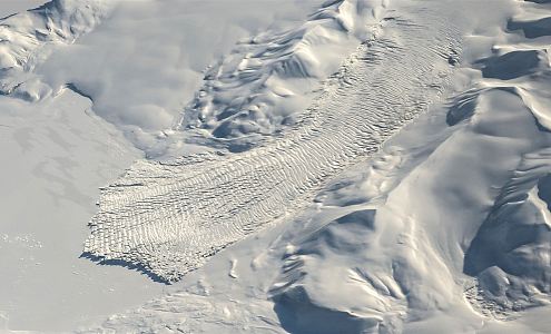 Modern Snow Mountain 3d model