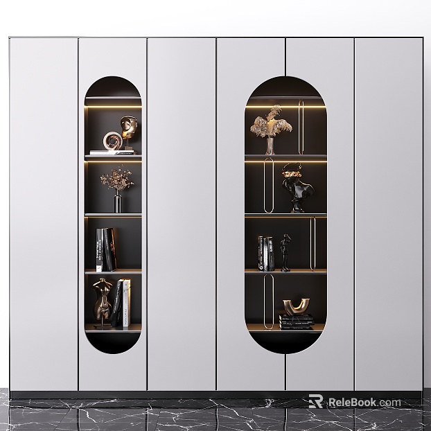 Modern Decorative Cabinet Cabinet Decoration texture