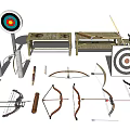 Modern Bow and Arrow 3d model