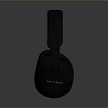 Black Over Ear Gaming Headset With Ergonomic Soft Ear Cups And Brand Logo For Computer
