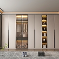 Modern wardrobe 3d model