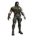 Winter Soldier Game Characters Anime Characters Men Soldiers Modified Man Artificial Man Mechanical Arm Marvel 3d model