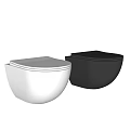 Modern White and Black Toilet Designs Featuring Wall Mounted and Freestanding Styles