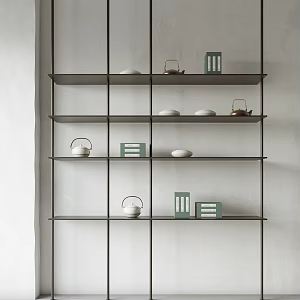 Modern Bookshelf 3d model