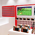 Modern store Hefei experience store 3d model