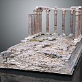 European-style ruins Roman Temple of Evora Temple Temple ruins Totem Tribal Totem Ancient ruins 3d model