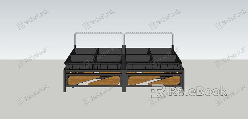 Modern Shelf Supermarket Vegetable Rack Vegetable Rack model