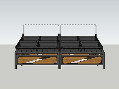 Modern Shelf Supermarket Vegetable Rack Vegetable Rack model