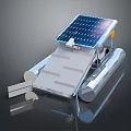 Solar Panel Topped Portable Computer Device With Efficient Energy Storage Design