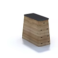 Wooden Sports Equipment With Black Top Surface And Multi Layer Design For Training