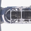 Wind turbine engine internal windmill motor internal engine structure fan motor new energy wind energy 3d model