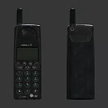 Vintage Ericsson Mobile Phones With Antenna Keypad Screen And Retro Design